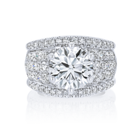 Magnificent 5-Carat Round Diamond Ring - Marvels Co.