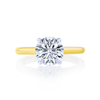 2-Carat Round Diamond Engagement Ring - Marvels Co.