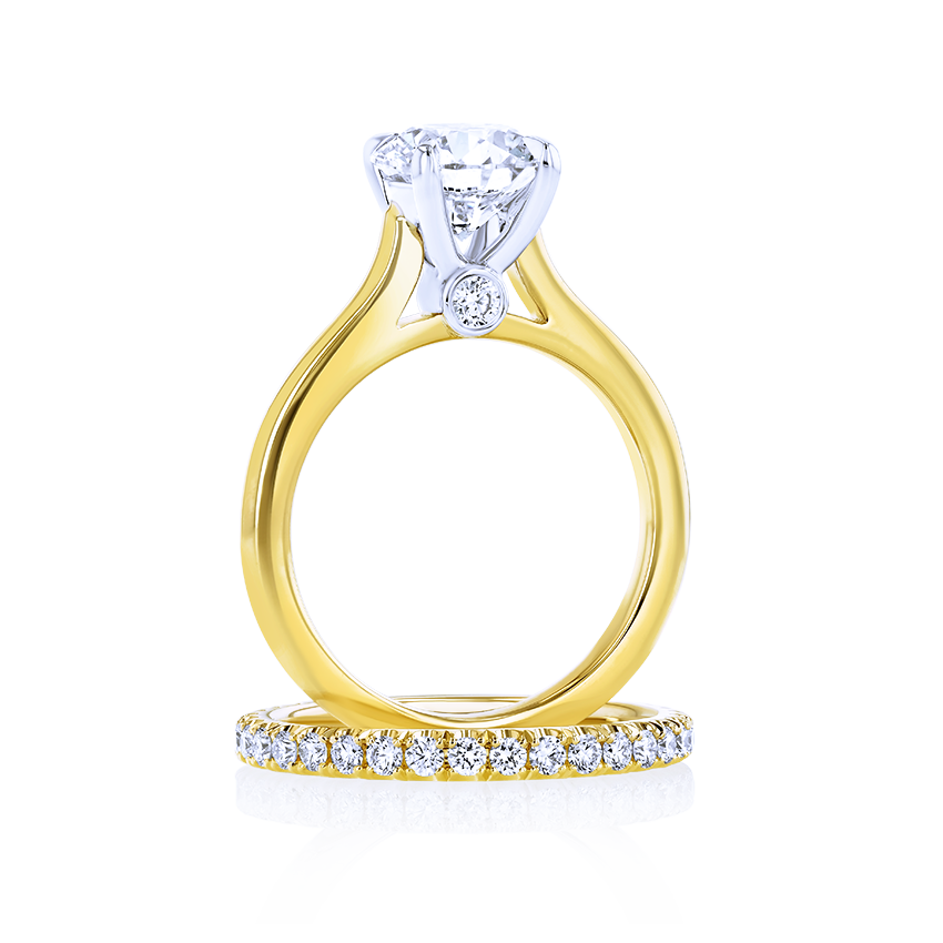 2-Carat Round Diamond Engagement Ring - Marvels Co.