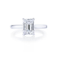 2-Carat Emerald Cut Diamond Engagement Ring - Marvels Co.