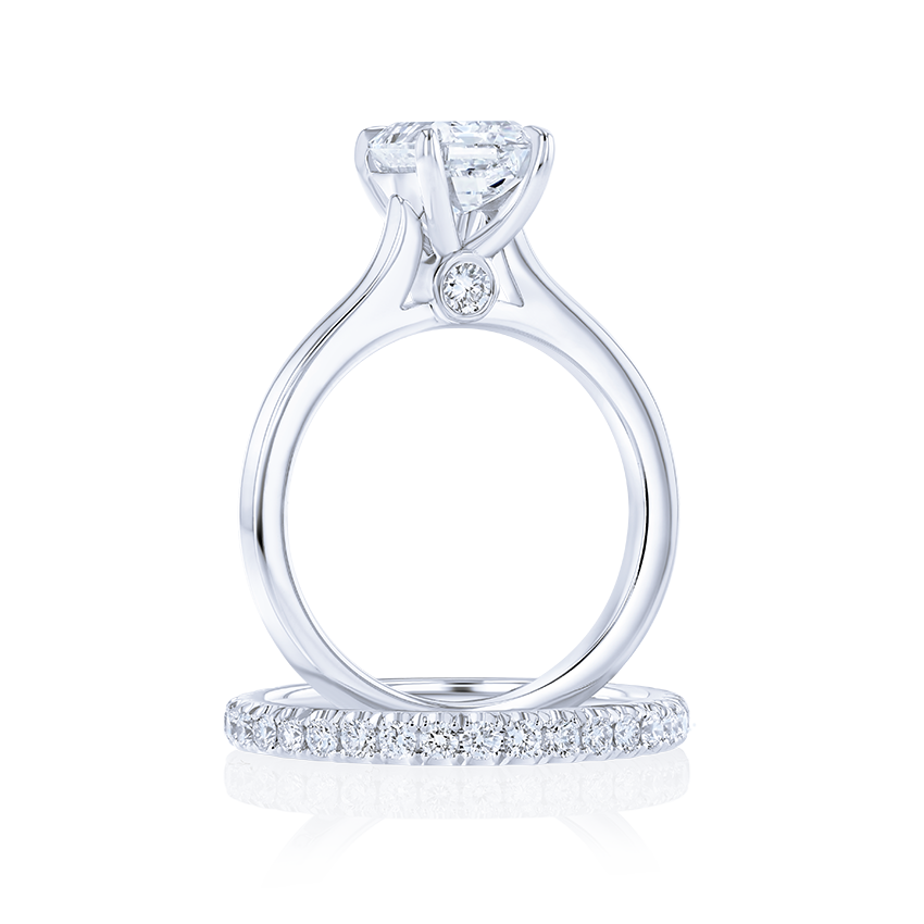 2-Carat Emerald Cut Diamond Engagement Ring - Marvels Co.