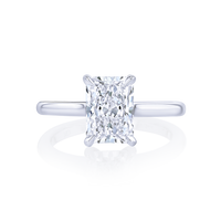 2-Carat Radiant Cut Diamond Engagement Ring - Marvels Co.