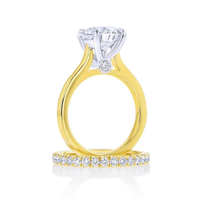 3-Carat Round Solitaire Diamond Ring - Marvels Co.