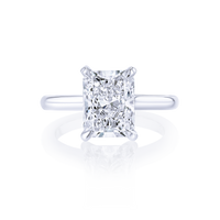 3-Carat Radiant Cut Solitaire Diamond Ring - Marvels Co.