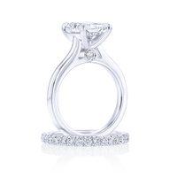 3-Carat Radiant Cut Solitaire Diamond Ring - Marvels Co.