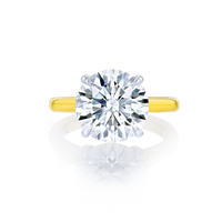 5-Carat Round Solitaire Diamond Ring - Marvels Co.