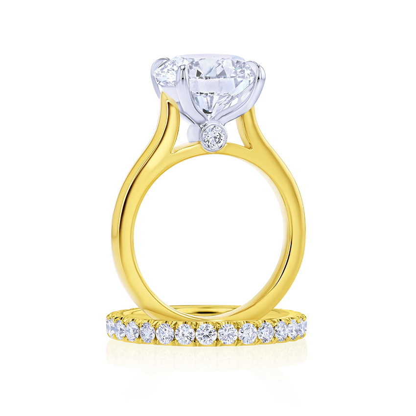 5-Carat Round Solitaire Diamond Ring - Marvels Co.