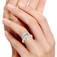 5-Carat Round Solitaire Diamond Ring - Marvels Co.