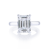 5-Carat Emerald Cut Solitaire Diamond Ring - Marvels Co.