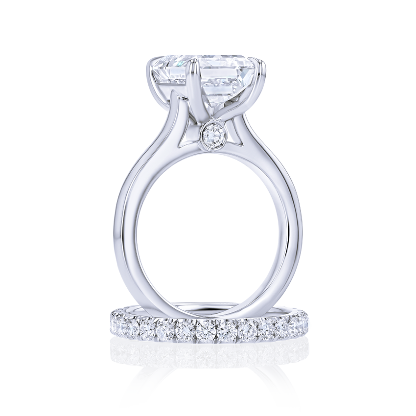 5-Carat Emerald Cut Solitaire Diamond Ring - Marvels Co.