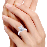 5-Carat Emerald Cut Solitaire Diamond Ring - Marvels Co.