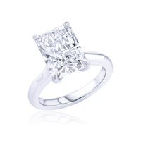 5-Carat Radiant Cut Solitaire Diamond Ring - Marvels Co.