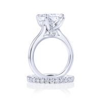 5-Carat Radiant Cut Solitaire Diamond Ring - Marvels Co.