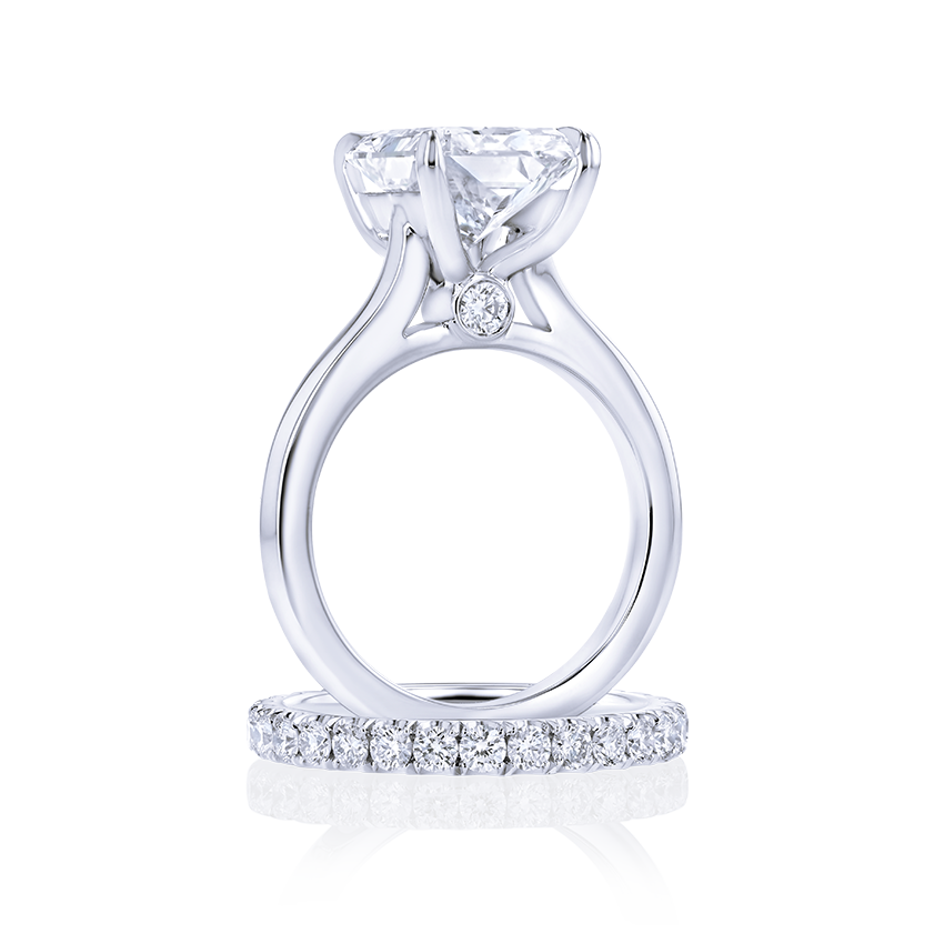 5-Carat Radiant Cut Solitaire Diamond Ring - Marvels Co.