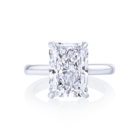 5-Carat Radiant Cut Solitaire Diamond Ring - Marvels Co.