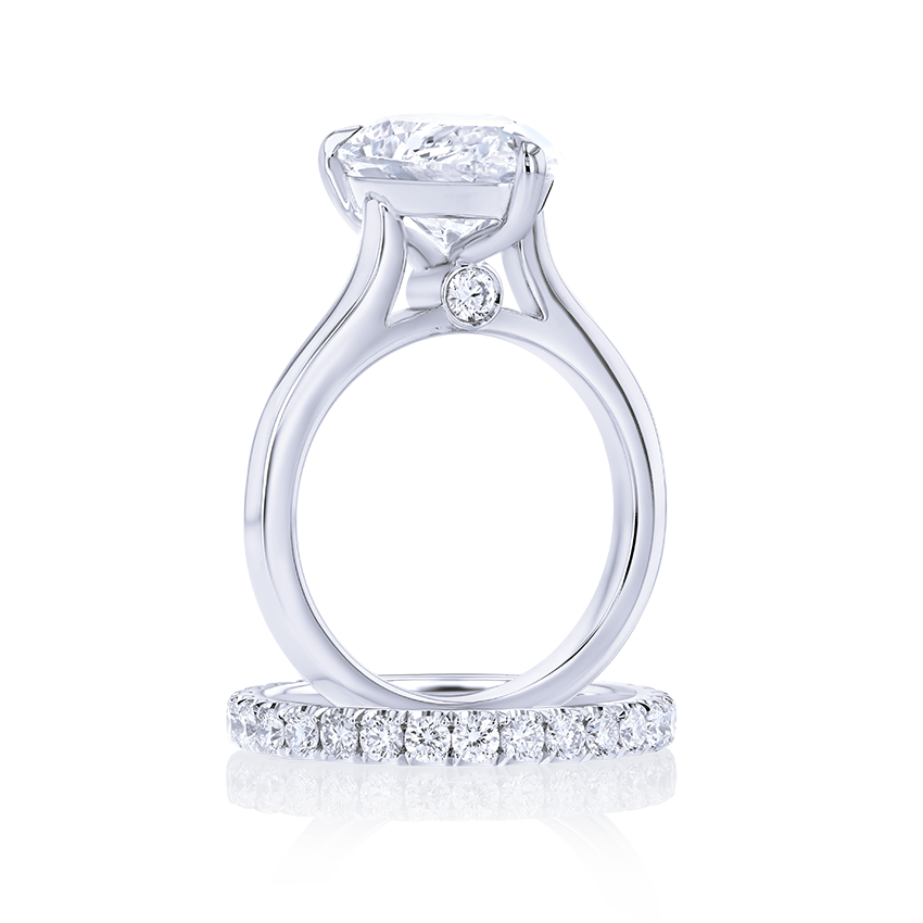 5-Carat Pear Shaped Solitaire Diamond Ring - Marvels Co.