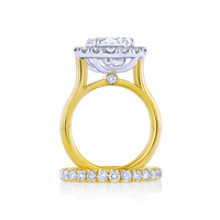 5-Carat Round Halo Diamond Ring - Marvels Co.