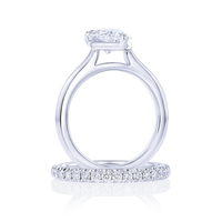 Low-Profile Pear Shaped Engagement Ring - Marvels Co.