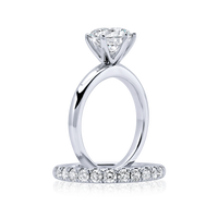 Vintage Style Solitaire Diamond Ring - Marvels Co.