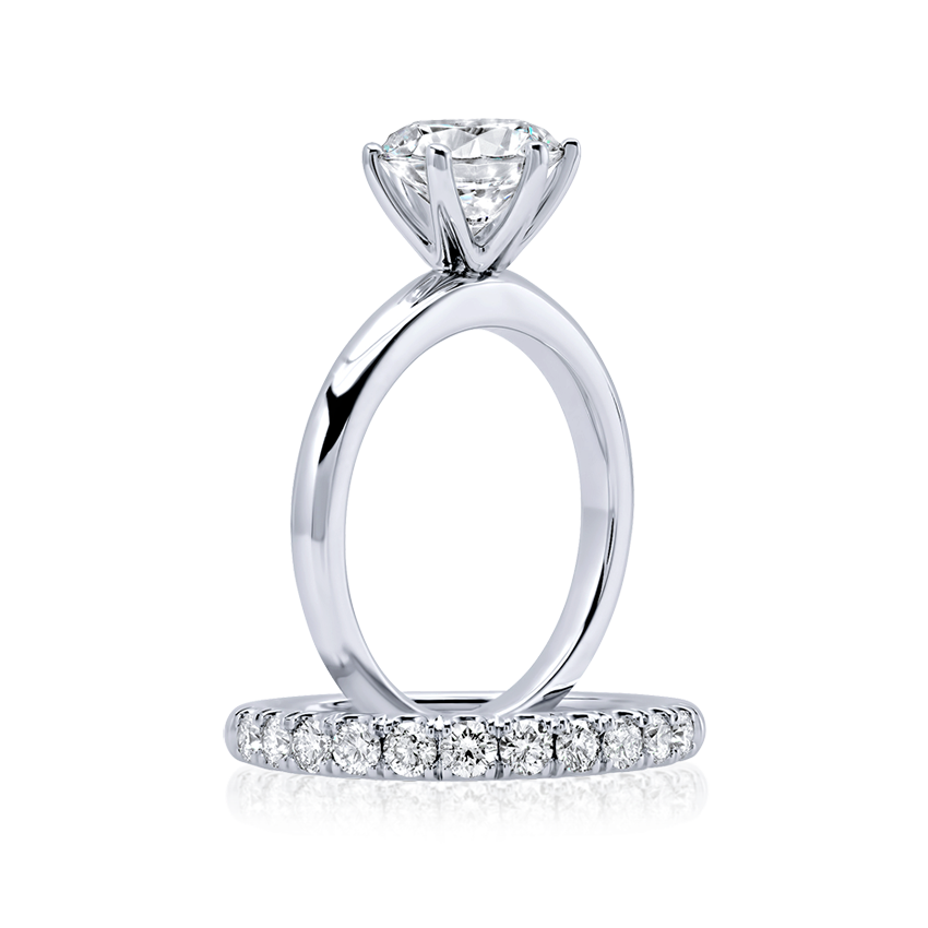 Vintage Style Solitaire Diamond Ring - Marvels Co.