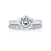 Vintage Style Solitaire Diamond Ring - Marvels Co.