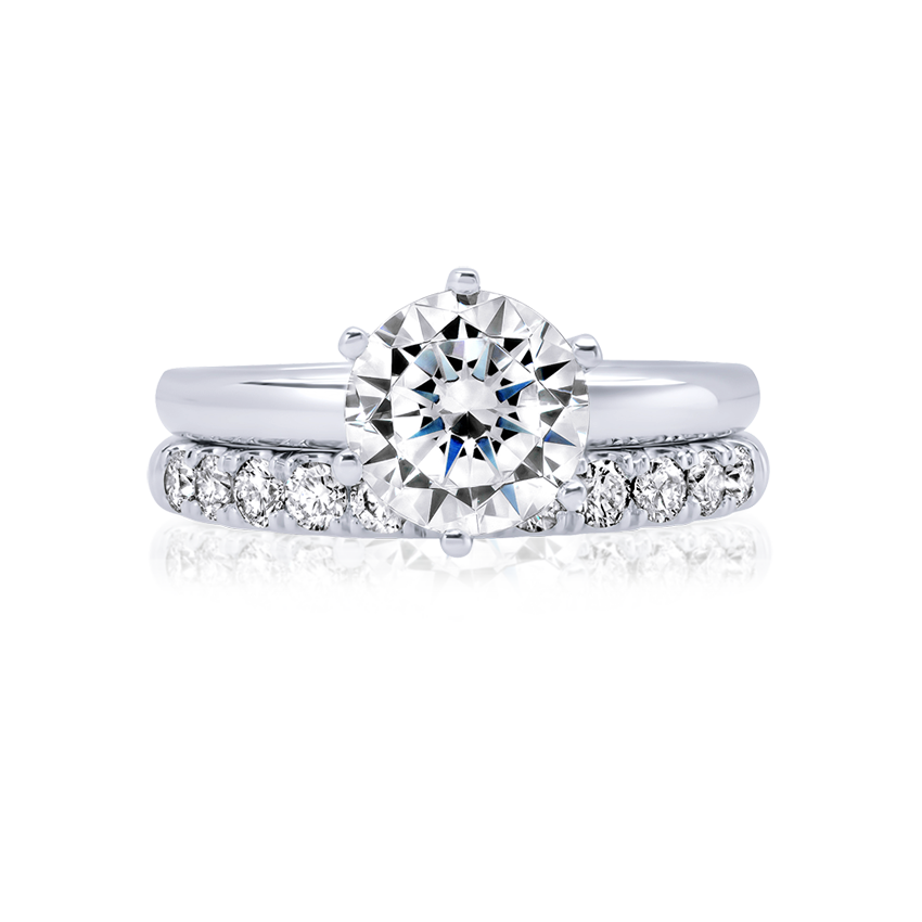 Vintage Style Solitaire Diamond Ring - Marvels Co.