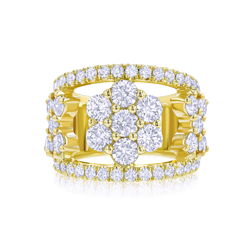 See-Thru XO Design Diamond Band - Marvels Co.