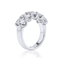 5-Stone Oval Anniversary Band - Marvels Co.