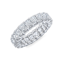 U-Prong Radiant Cut Diamond Eternity Ring - Marvels Co.