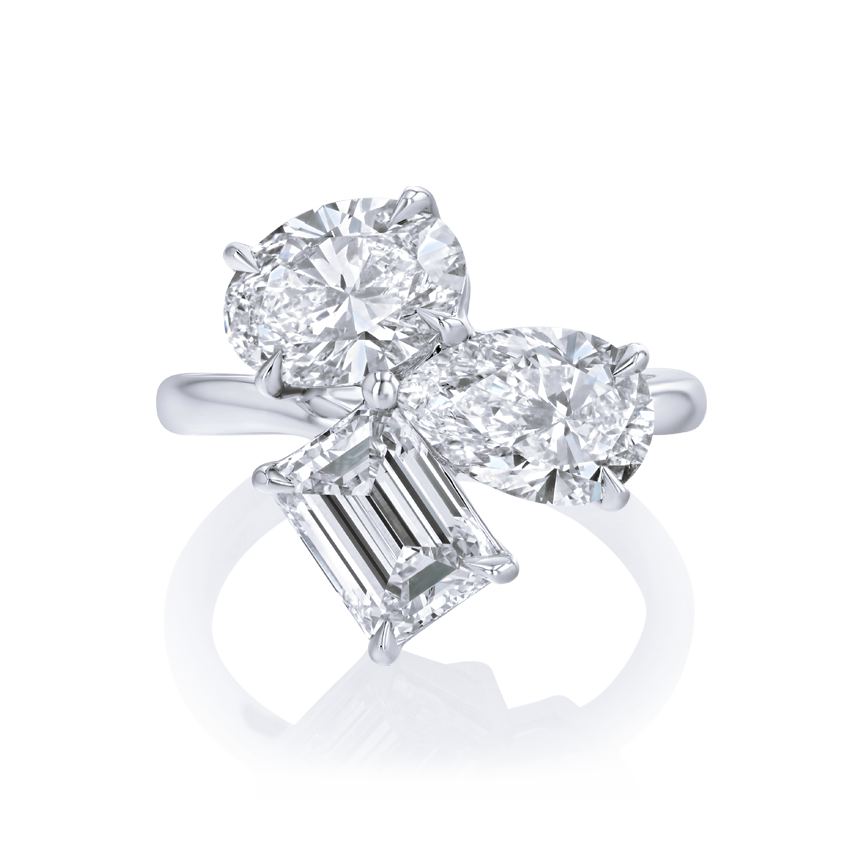 Triple-Diamond Cocktail Ring - Marvels Co.