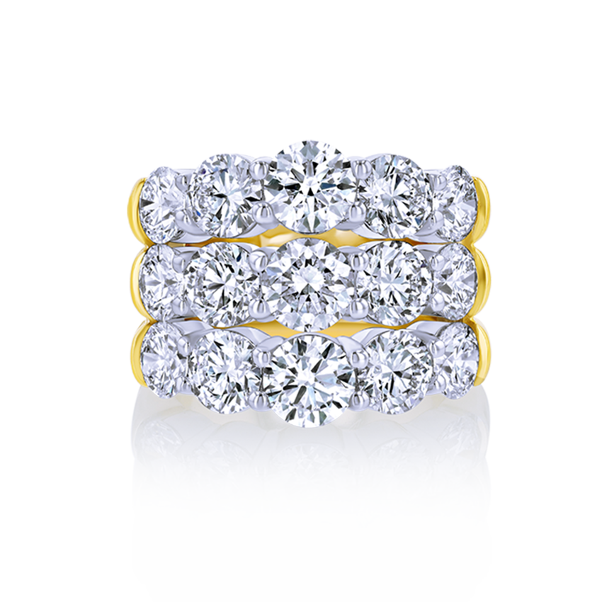 Large & Wide Diamond Band - Marvels Co.