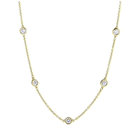 Diamond Station Necklace - Marvels Co.