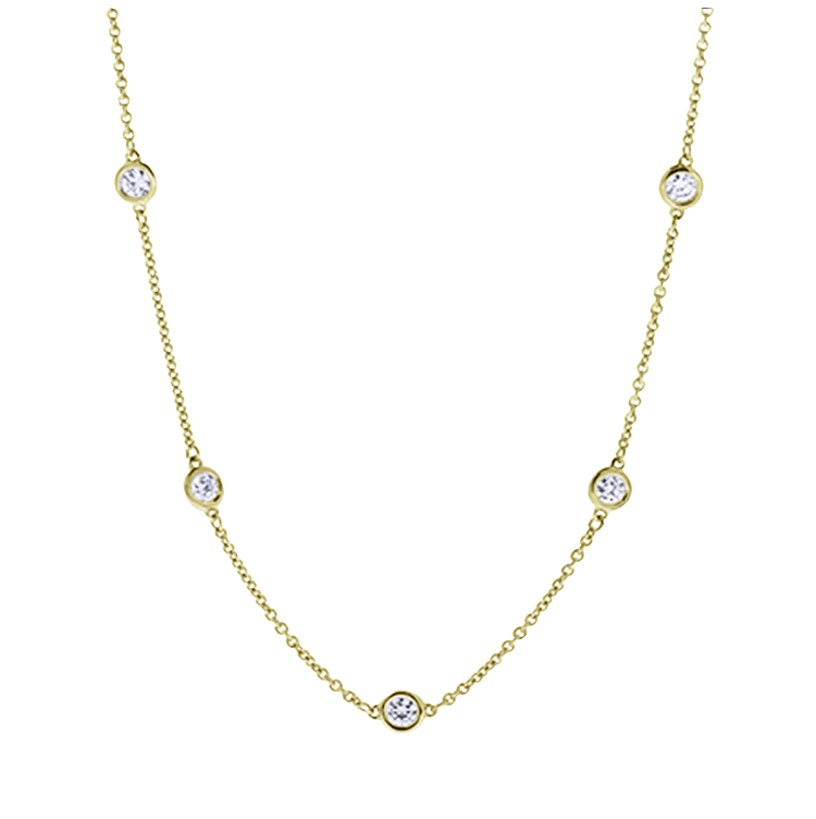 Diamond Station Necklace - Marvels Co.