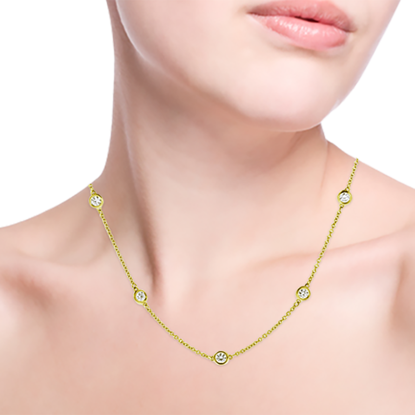 Diamond Station Necklace - Marvels Co.