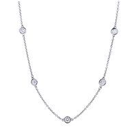 Diamond Station Necklace - Marvels Co.