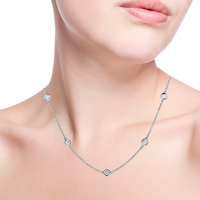 Diamond Station Necklace - Marvels Co.