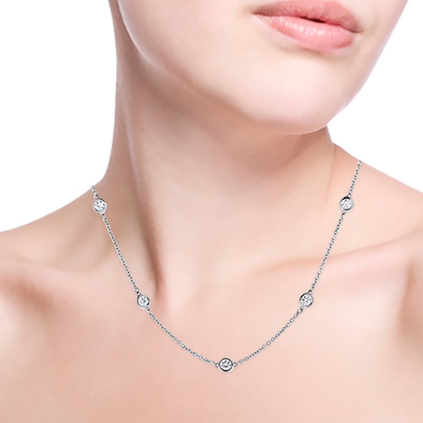 Diamond Station Necklace - Marvels Co.