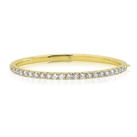 Round Diamond Bangle Bracelet - Marvels Co.