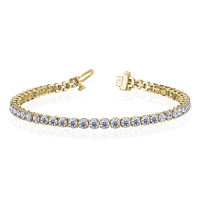 Round-Base Diamond Tennis Bracelet Diamond Bracelets Marvels   