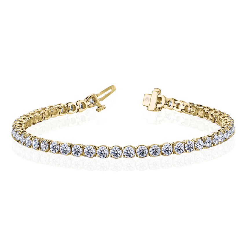 Round-Base Diamond Tennis Bracelet Diamond Bracelets Marvels   