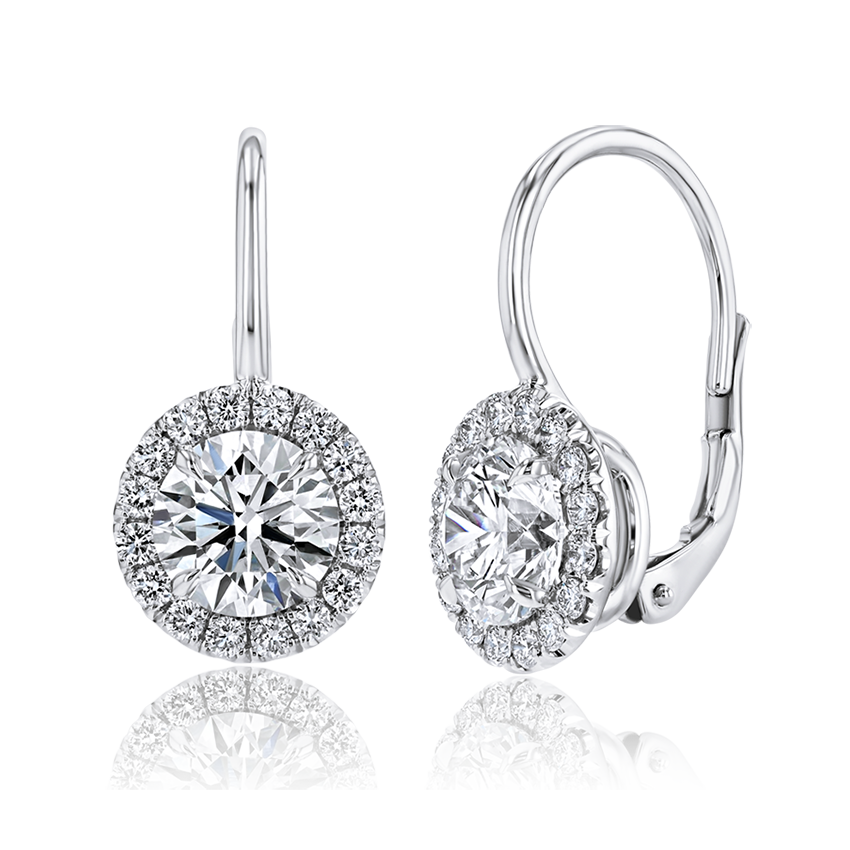 Vintage Inspired Diamond Stud Earrings - Marvels Co.