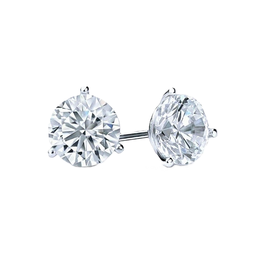 Martini-Setting Diamond Earrings - Marvels Co.