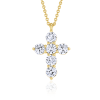 3-Carats Diamond Cross Necklace - Marvels Co.