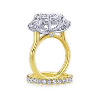 3-Stone Oval Diamond Ring - Marvels Co.