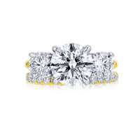 3-Stone Round Diamond Ring - Marvels Co.