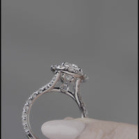 Oval Halo Engagement Ring - Marvels Co.