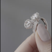 Fancy 2-Stone Diamond Ring - Marvels Co.